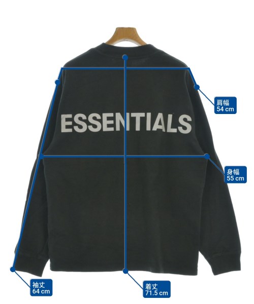 Fear of God ESSENTIALS（フィアオブゴッド　エッセンシャルス）Tシャツ・カットソー 黒 サイズ:M メンズ/2200646020020