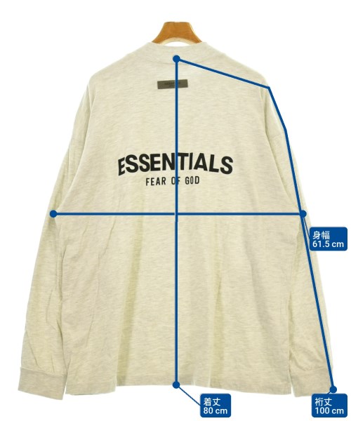 Fear of God ESSENTIALS（フィアオブゴッド　エッセンシャルス）Tシャツ・カットソー グレー サイズ:L メンズ/2200648587033