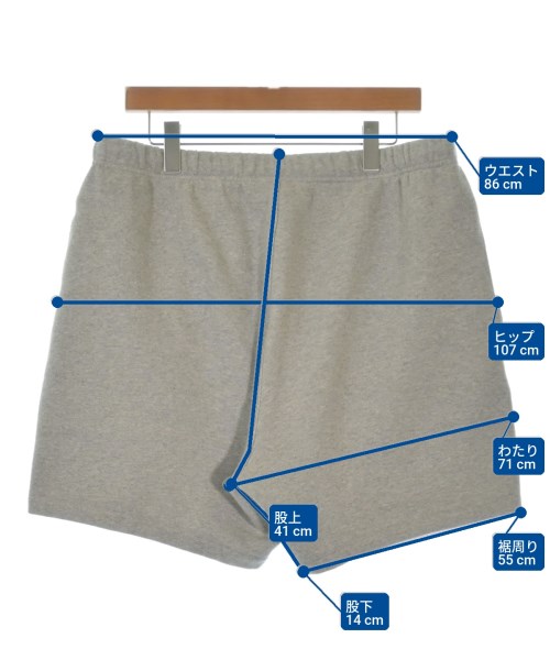 Fear of God ESSENTIALS（フィアオブゴッド　エッセンシャルス）ショートパンツ グレー サイズ:L メンズ/2200654458075