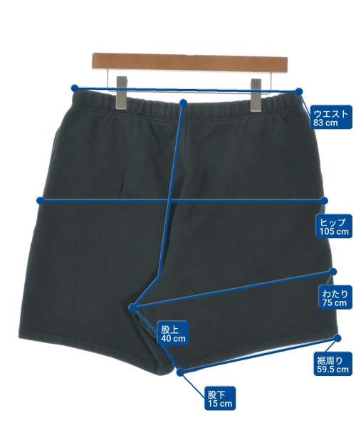 Fear of God ESSENTIALS（フィアオブゴッド　エッセンシャルス）ショートパンツ 黒 サイズ:L メンズ/2200654458099