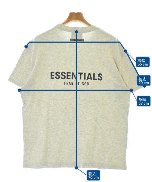 Fear of God ESSENTIALS（フィアオブゴッド　エッセンシャルス）Tシャツ・カットソー グレー サイズ:S メンズ/2200705391047