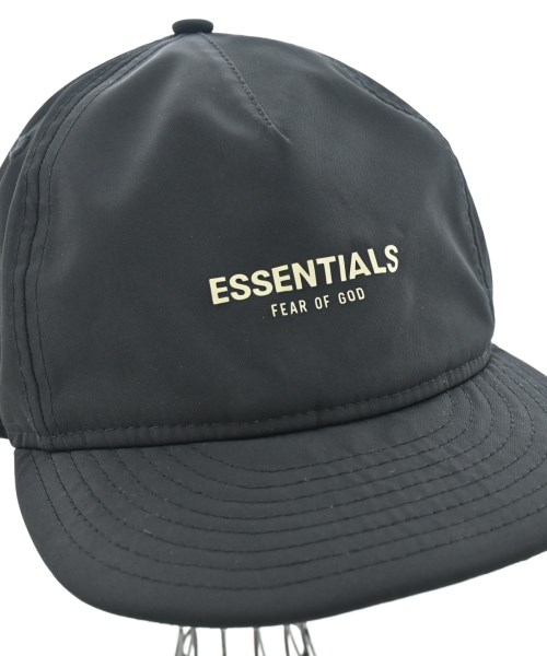 Fear of God ESSENTIALS（フィアオブゴッド　エッセンシャルス）キャップ 黒 サイズ:- メンズ/2200706518139