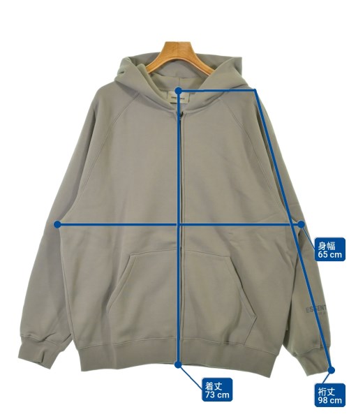 Fear of God ESSENTIALS（フィアオブゴッド　エッセンシャルス）パーカー グレー サイズ:L メンズ/2200710370198
