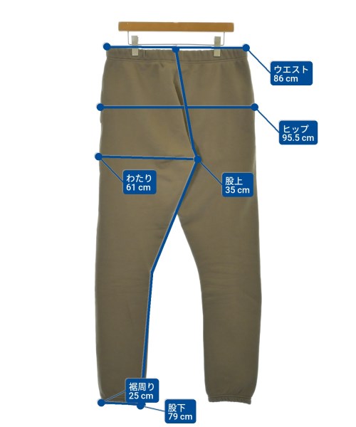 Fear of God ESSENTIALS（フィアオブゴッド　エッセンシャルス）スウェットパンツ 茶 サイズ:L メンズ/2200664403041