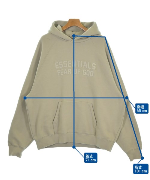 Fear of God ESSENTIALS（フィアオブゴッド　エッセンシャルス）パーカー グレー サイズ:L メンズ/2200669211153