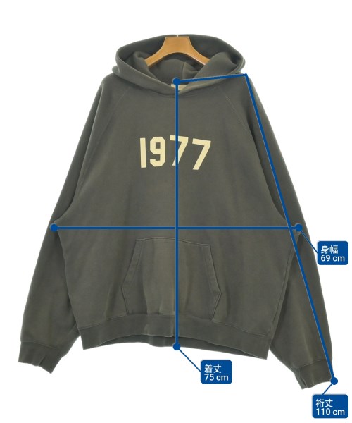 Fear of God ESSENTIALS（フィアオブゴッド　エッセンシャルス）パーカー グレー サイズ:XXL メンズ/2200723829256