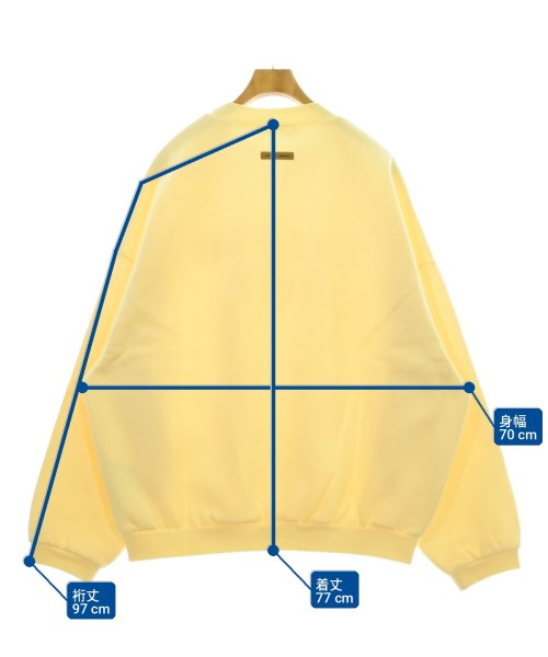 Fear of God ESSENTIALS（フィアオブゴッド　エッセンシャルス）スウェット 黄 サイズ:L メンズ/2200731640027