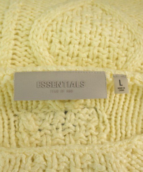 Fear of God ESSENTIALS（フィアオブゴッド　エッセンシャルス）ニット・セーター 黄 サイズ:L メンズ/2200733399046