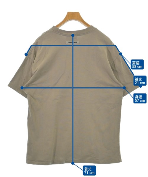 Fear of God ESSENTIALS（フィアオブゴッド　エッセンシャルス）Tシャツ・カットソー グレー サイズ:M メンズ/2200733941016