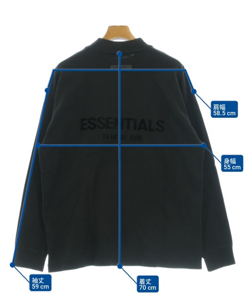 Fear of God ESSENTIALS（フィアオブゴッド　エッセンシャルス）Tシャツ・カットソー 黒 サイズ:S メンズ/2200734120045