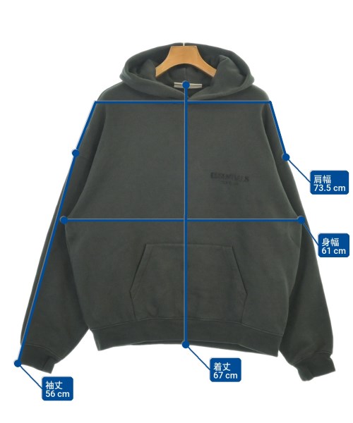 Fear of God ESSENTIALS（フィアオブゴッド　エッセンシャルス）パーカー 黒 サイズ:M メンズ/2200735708020