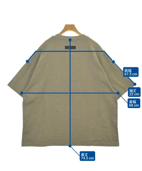 Fear of God ESSENTIALS（フィアオブゴッド　エッセンシャルス）Tシャツ・カットソー 茶 サイズ:M メンズ/2200736587112