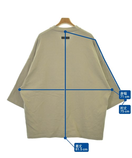 Fear of God ESSENTIALS（フィアオブゴッド　エッセンシャルス）Tシャツ・カットソー ベージュ サイズ:L メンズ/2200717243020