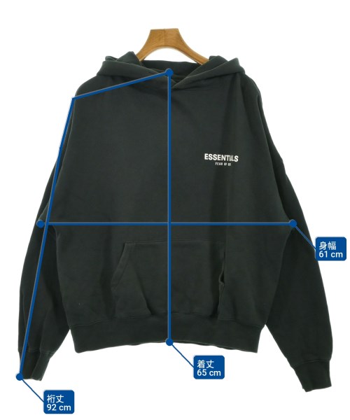 Fear of God ESSENTIALS（フィアオブゴッド　エッセンシャルス）パーカー グレー サイズ:S メンズ/2200721332048