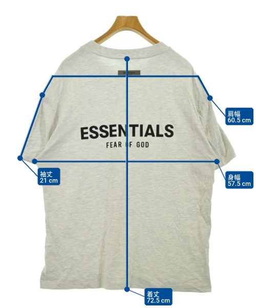 Fear of God ESSENTIALS（フィアオブゴッド　エッセンシャルス）Tシャツ・カットソー グレー サイズ:M メンズ/2200722889053