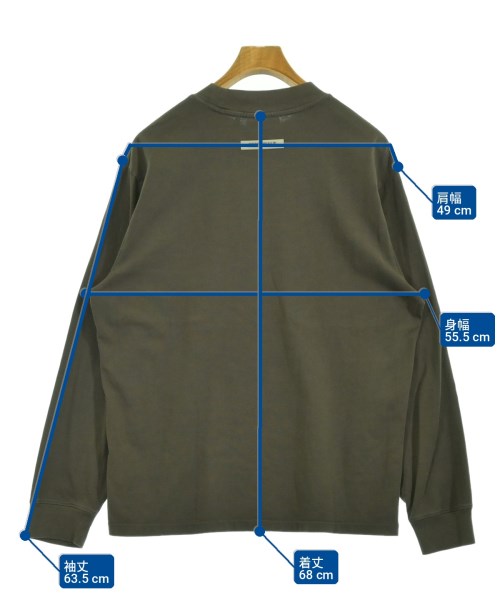Fear of God ESSENTIALS（フィアオブゴッド　エッセンシャルス）Tシャツ・カットソー カーキ サイズ:XS メンズ/2200724058013