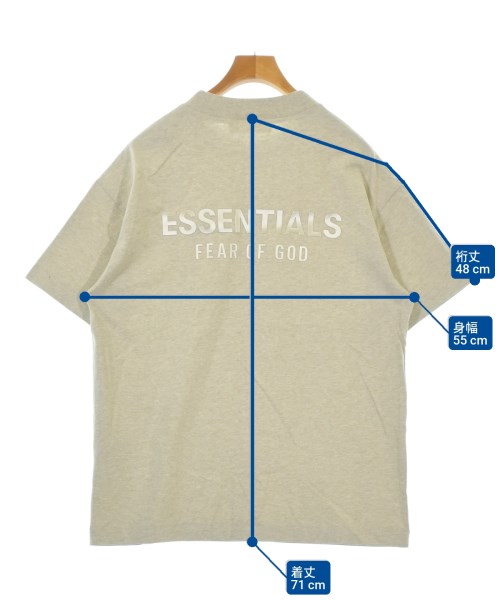 Fear of God ESSENTIALS（フィアオブゴッド　エッセンシャルス）Tシャツ・カットソー ベージュ サイズ:XS メンズ/2200672945793