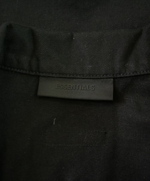 Fear of God ESSENTIALS（フィアオブゴッド　エッセンシャルス）デニムジャケット 黒 サイズ:XL メンズ/2200688020019