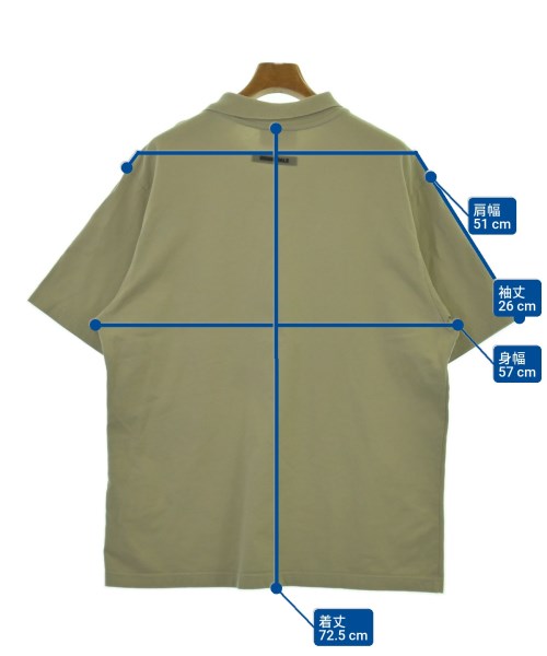 Fear of God ESSENTIALS（フィアオブゴッド　エッセンシャルス）ポロシャツ カーキ サイズ:S メンズ/2200692304051