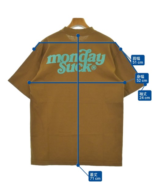 -（ソノタ）Tシャツ・カットソー 茶 サイズ:M メンズ/2200588867103
