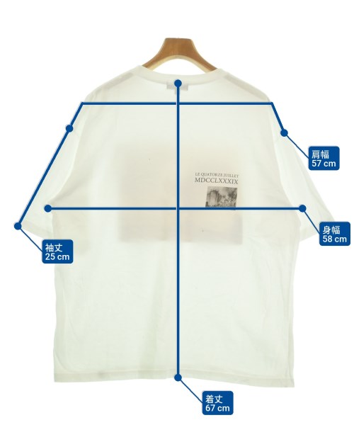 -（ソノタ）Tシャツ・カットソー 白 サイズ:L メンズ/2200604348234