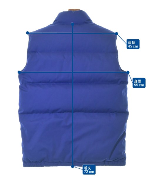 HEC-TIC（ヘクティク）ダウンジャケット/ダウンベスト 青 サイズ:M メンズ/2200677641010