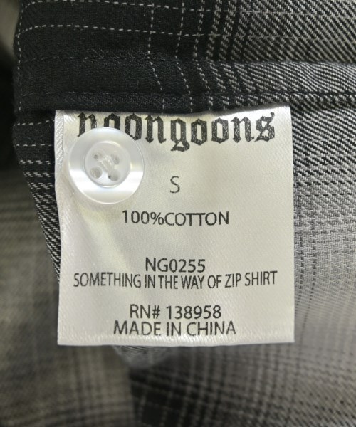 NOON GOONS（ヌーングーンズ）カジュアルシャツ 白 サイズ:S メンズ/2200715884072