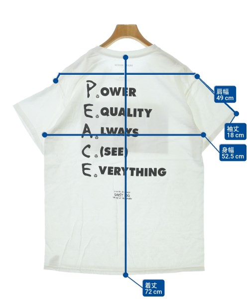 -（ソノタ）Tシャツ・カットソー 白 サイズ:L メンズ/2200648608011