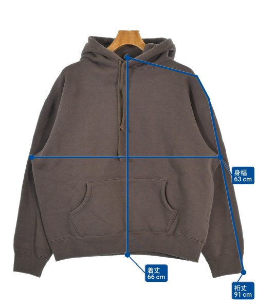 -（ソノタ）パーカー 茶 サイズ:L メンズ/2200640898182