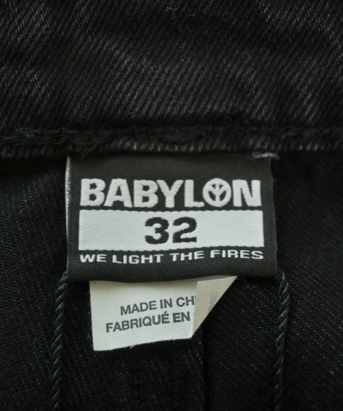 BABYLON LA（バビロンエルエー）デニムパンツ 黒 サイズ:32(L位) メンズ/2200720380033
