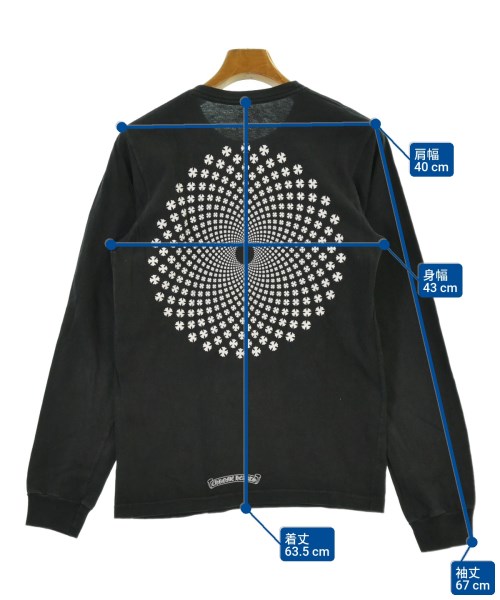 CHROME HEARTS（クロムハーツ）Tシャツ・カットソー 黒 サイズ:S メンズ/2200641794070