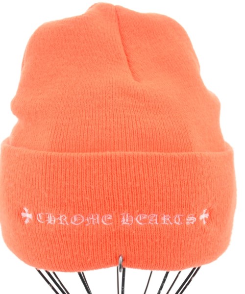 CHROME HEARTS（クロムハーツ）ニットキャップ・ビーニー オレンジ サイズ:- メンズ/2200643801202
