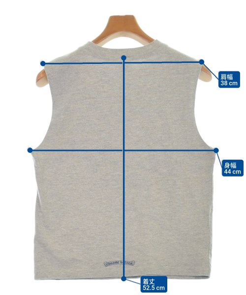 CHROME HEARTS（クロムハーツ）タンクトップ グレー サイズ:S メンズ/2200633079413