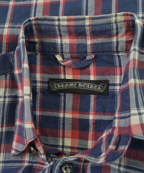 CHROME HEARTS（クロムハーツ）カジュアルシャツ 紺 サイズ:-(M位) メンズ/2200569004152