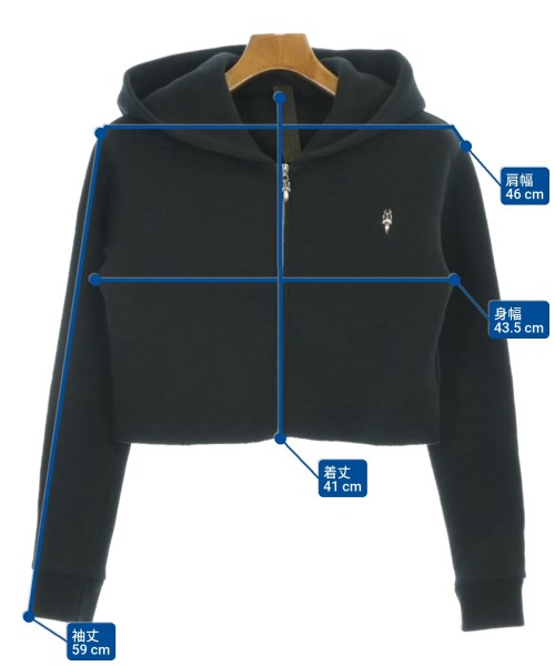 CHROME HEARTS（クロムハーツ）パーカー 紺 サイズ:S レディース/2200673009029