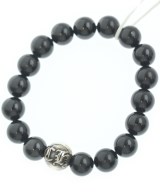 CHROME HEARTS（クロムハーツ）ブレスレット・バングル 黒 サイズ:- メンズ/2200702125041