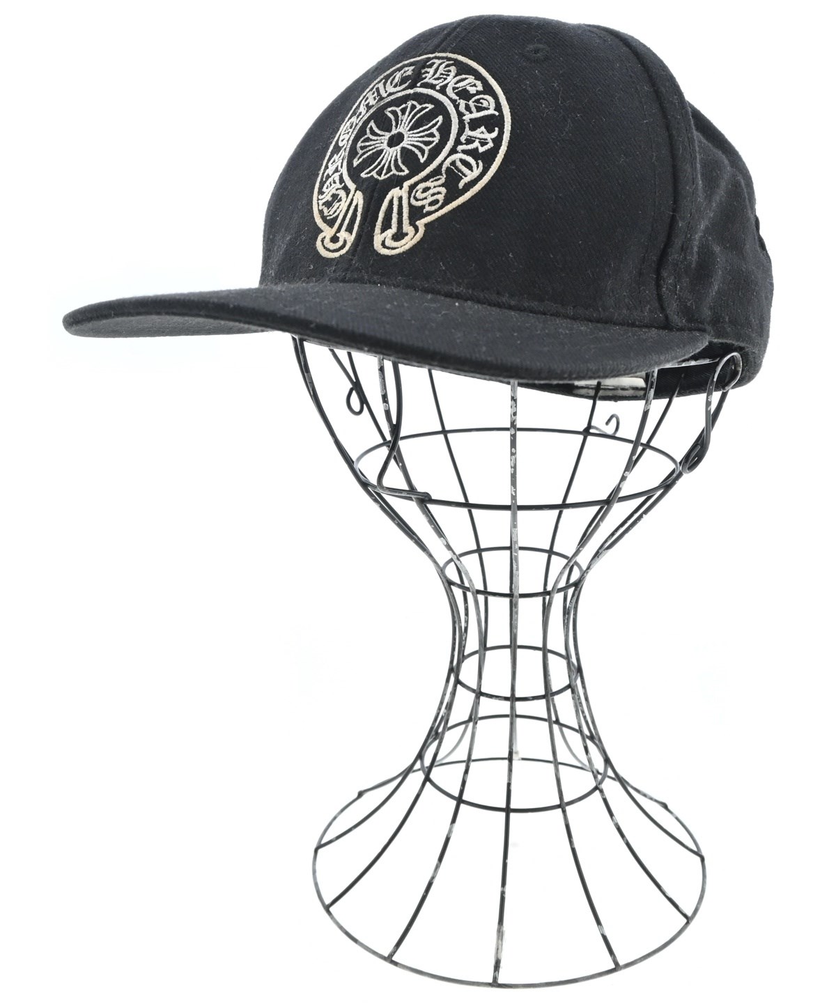 CHROME HEARTS 黒 キャップ CHROME HEARTS（クロムハーツ） 【中古】 ベースボールキャップ