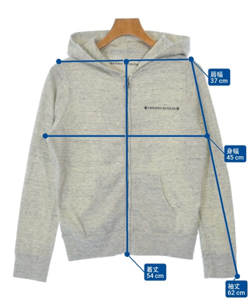 CHROME HEARTS（クロムハーツ）パーカー グレー サイズ:XS レディース/2200646452104