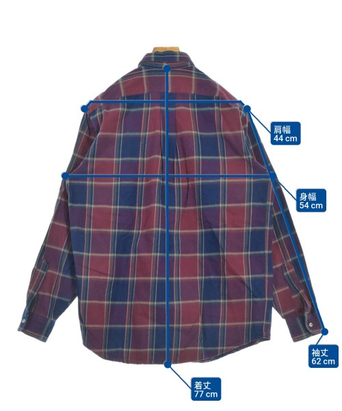 L.L.Bean（エルエルビーン）カジュアルシャツ 赤 サイズ:M レディース/2200616366011