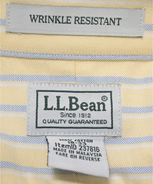 L.L.Bean（エルエルビーン）カジュアルシャツ 黄 サイズ:18(XXL位) メンズ/2200625749027