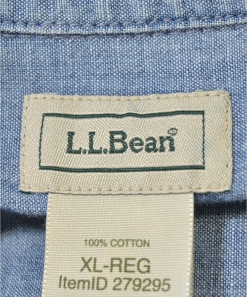 L.L.Bean（エルエルビーン）シャツワンピース 青 サイズ:XL レディース/2200611608048