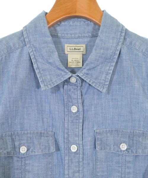 L.L.Bean（エルエルビーン）シャツワンピース 青 サイズ:XL レディース/2200611608048