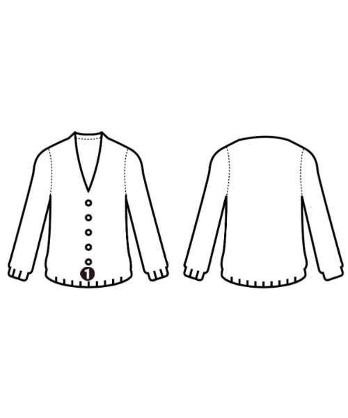 L.L.Bean（エルエルビーン）カーディガン グレー サイズ:L レディース/2200672393303