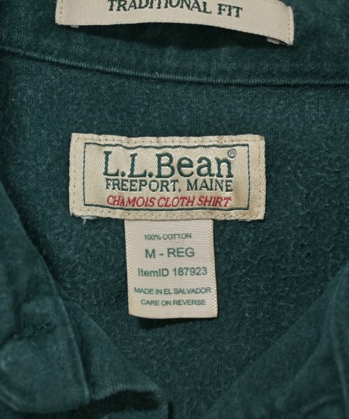L.L.Bean（エルエルビーン）カジュアルシャツ 緑 サイズ:M メンズ/2200676658019