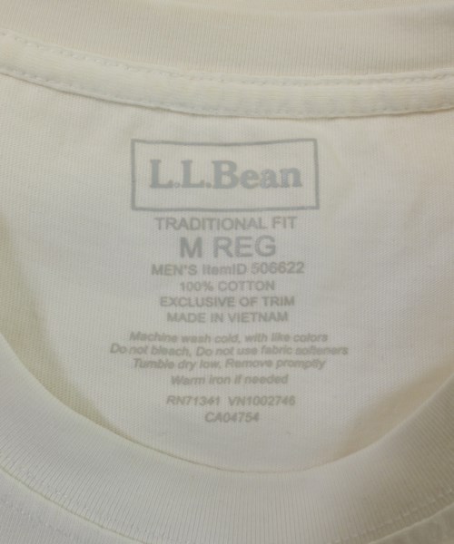 L.L.Bean（エルエルビーン）Tシャツ・カットソー 白 サイズ:M メンズ/2200655866046