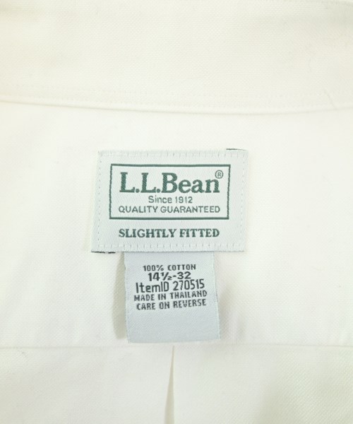 L.L.Bean（エルエルビーン）カジュアルシャツ 白 サイズ:14 1/2(XS位) メンズ/2200656740031