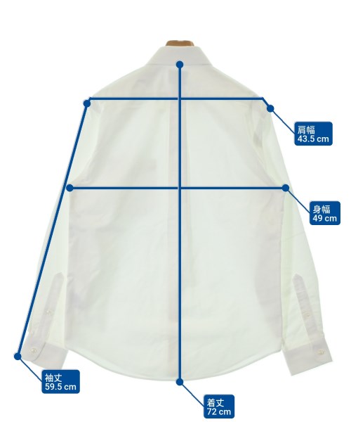 L.L.Bean（エルエルビーン）カジュアルシャツ 白 サイズ:14 1/2(XS位) メンズ/2200656740031