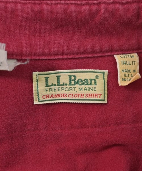 L.L.Bean（エルエルビーン）カジュアルシャツ 赤 サイズ:17(XXL位) メンズ/2200646061030