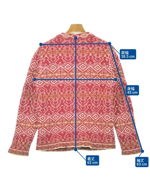 L.L.Bean（エルエルビーン）カーディガン 赤 サイズ:M レディース/2200635943057