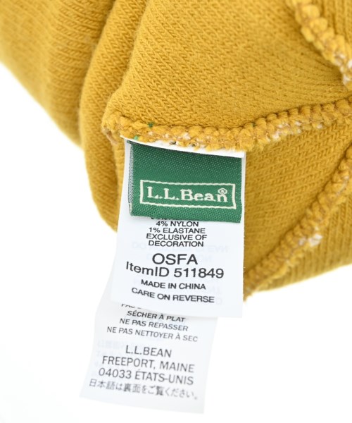 L.L.Bean（エルエルビーン）ニットキャップ・ビーニー 黄 サイズ:- レディース/2200635943125